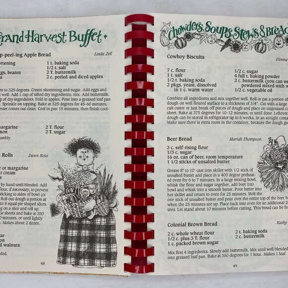 Gooseberry Patch Welcome Home For The Holidays Cookbook Christmas Spiral Recipes - Picture 6 of 13